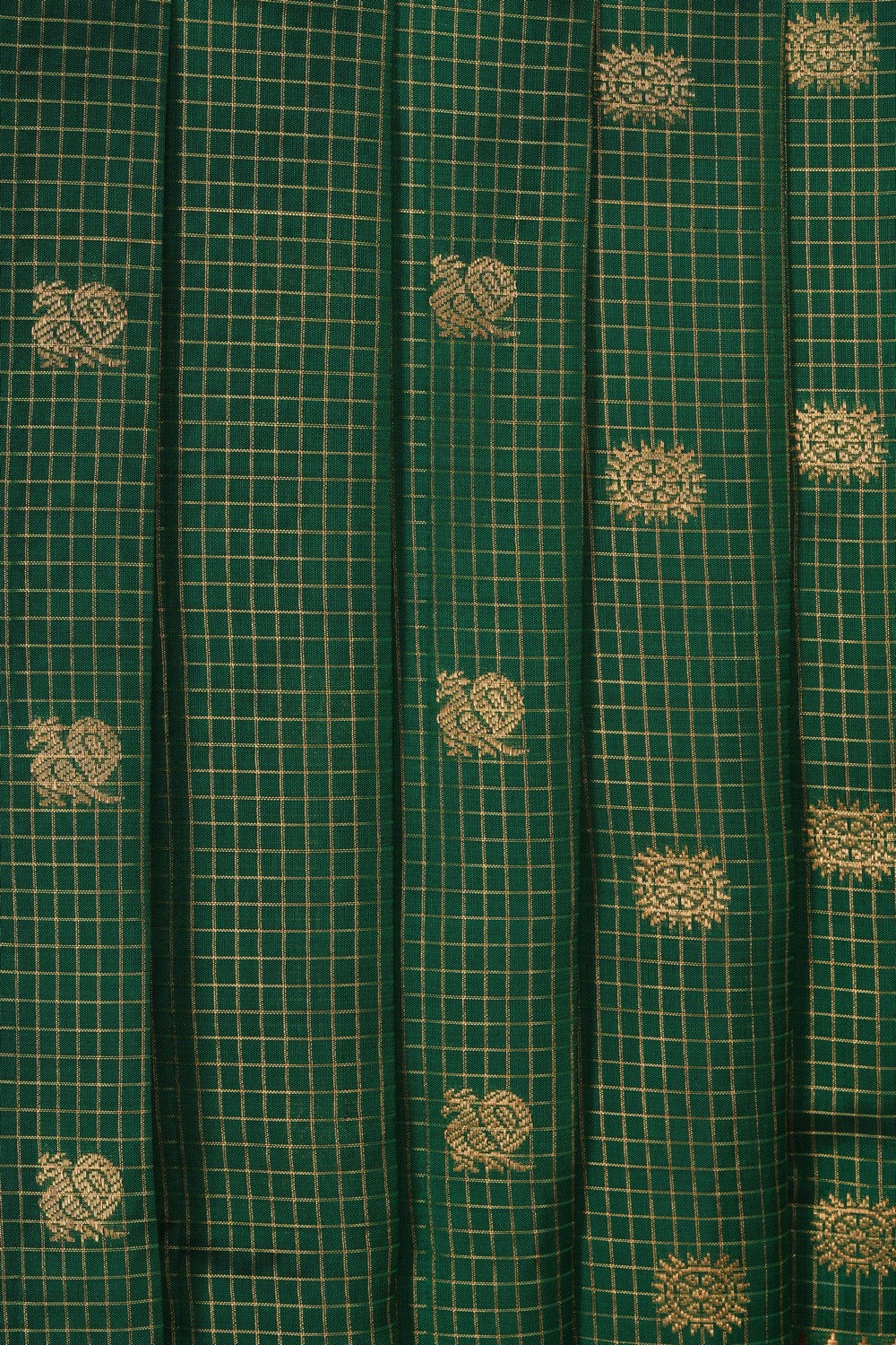 Image of Green South Silk Saree