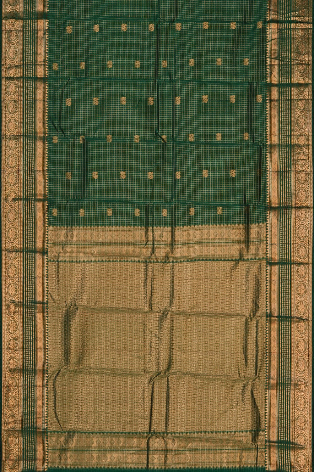 Image of Green South Silk Saree