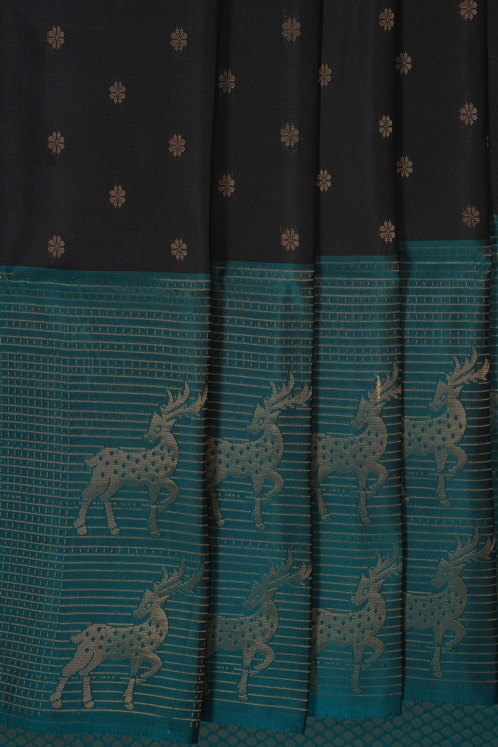 Image of Black South Silk Saree