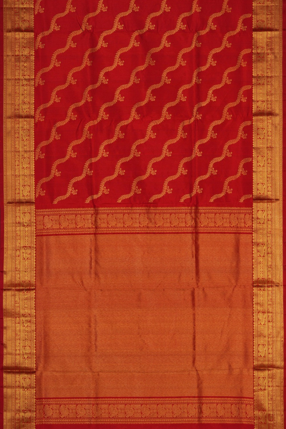Image of Red Venkatagiri Saree