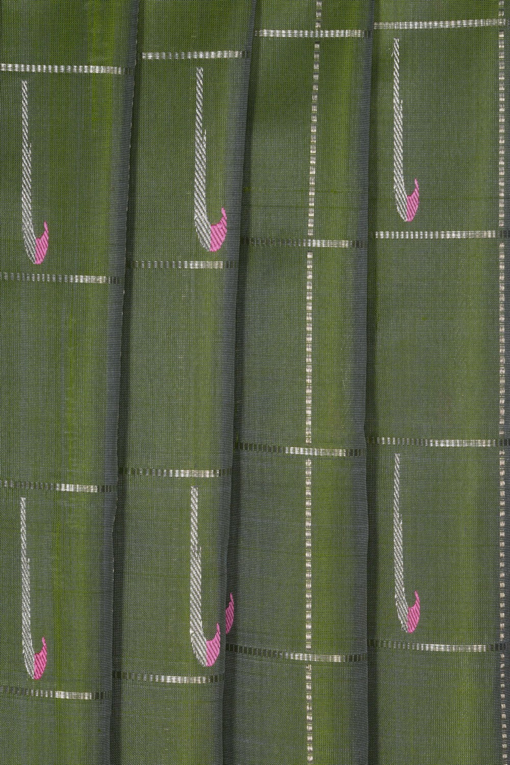 Image of Sage Green Venkatagiri Kattam Saree