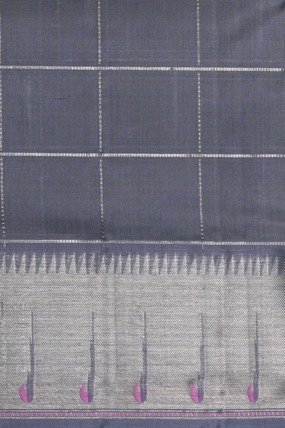 Image of Sage Green Venkatagiri Kattam Saree
