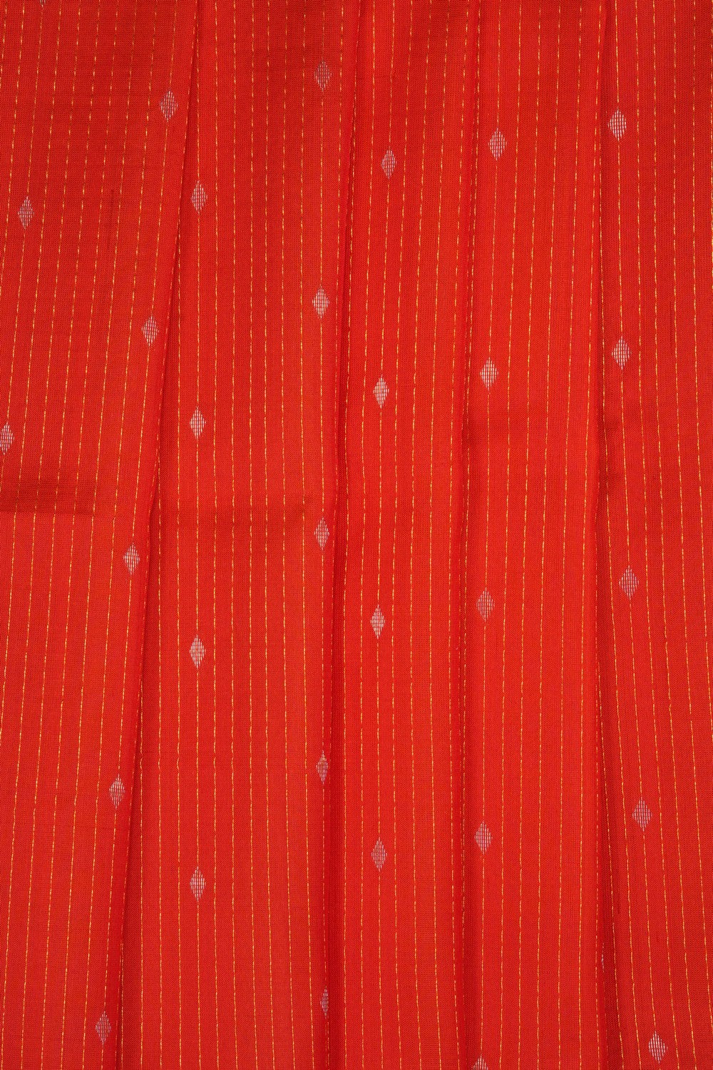 Image of Orange Venkatagiri Sico Cotton Saree