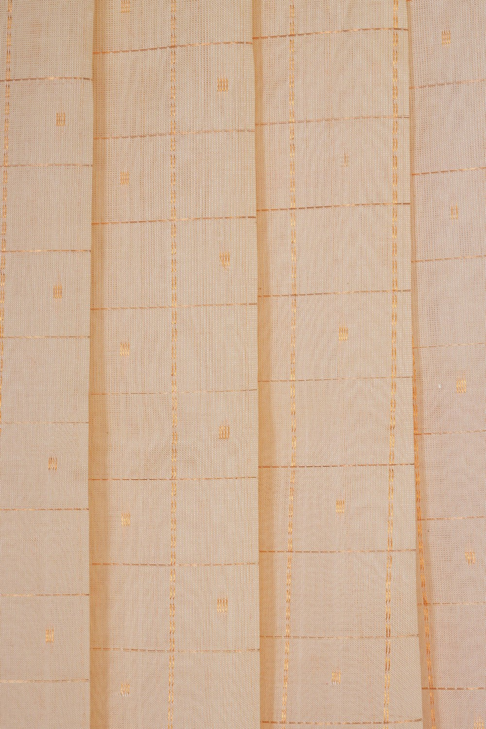 Image of Venkatagiri Cream Kattam Saree