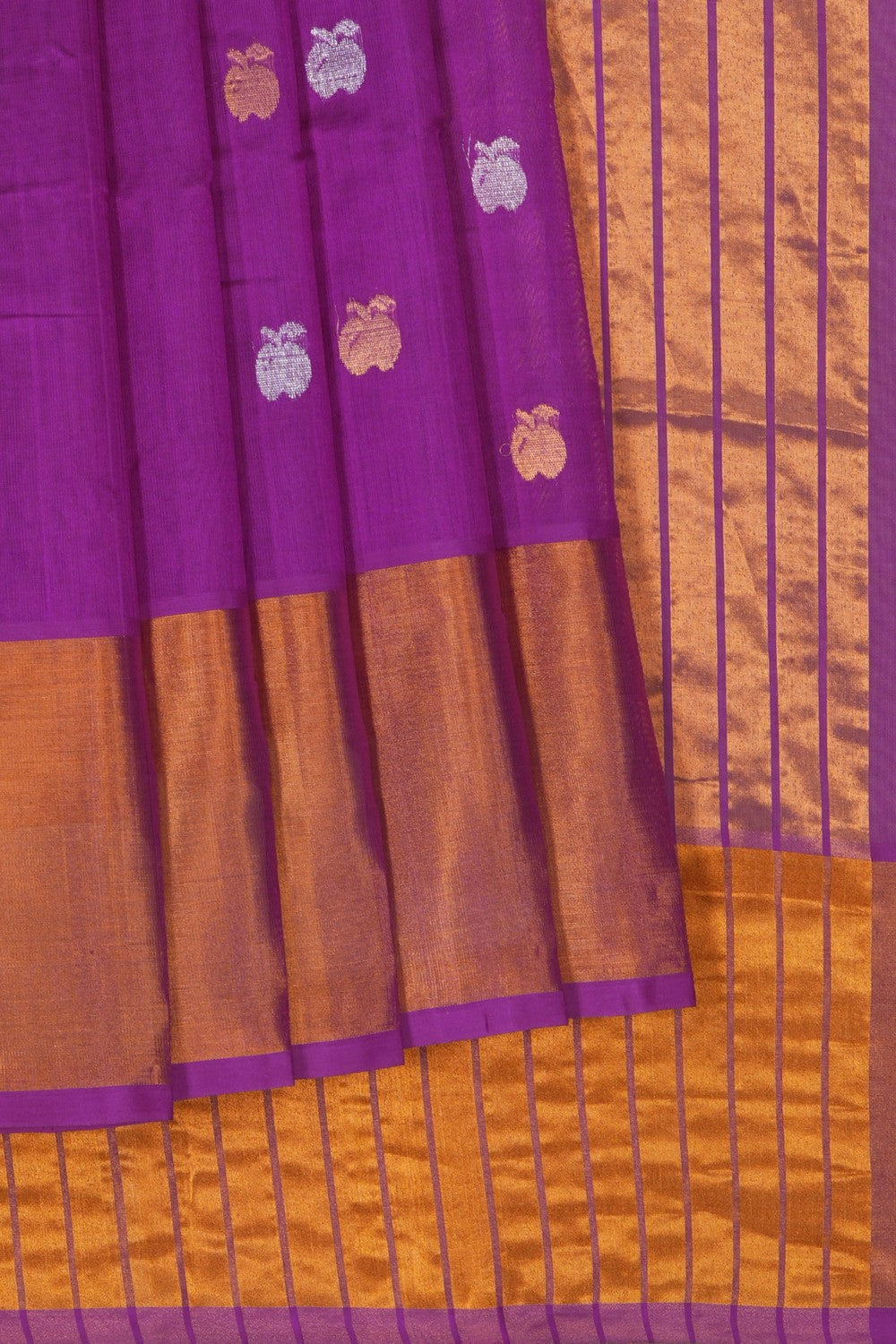 Image of Venkatagiri Purple Saree