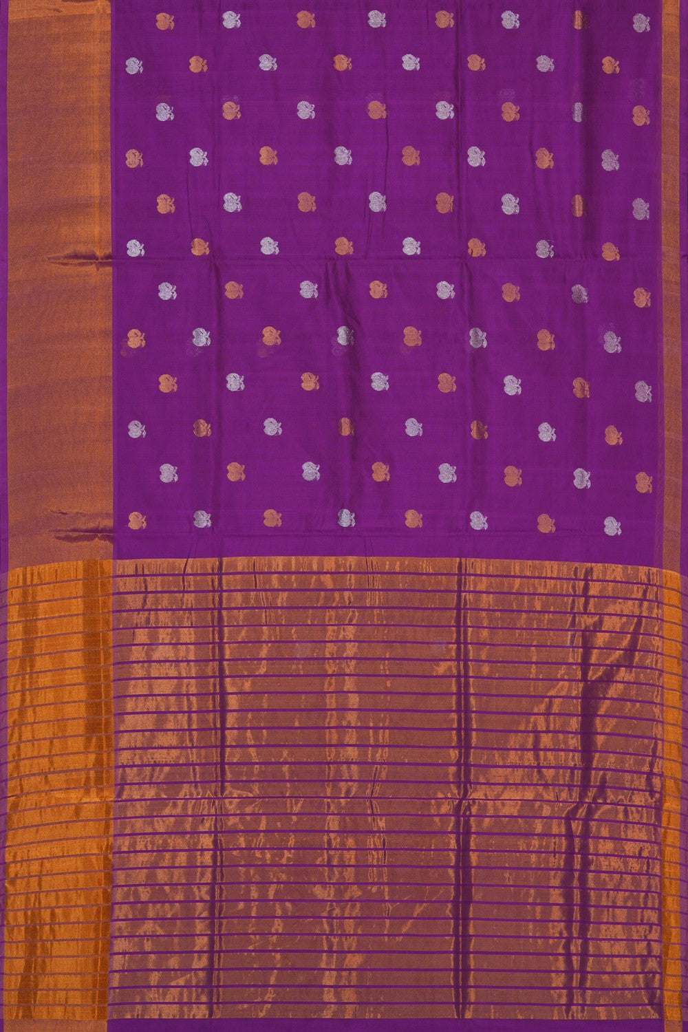 Image of Venkatagiri Purple Saree
