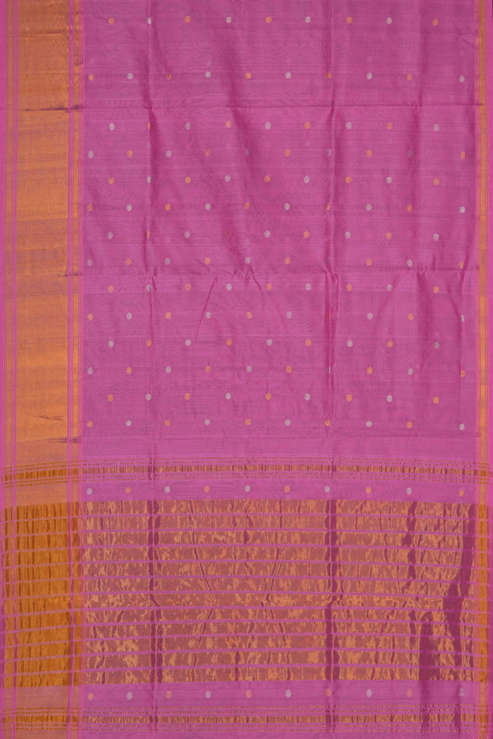Image of Venkatagiri Pink Saree