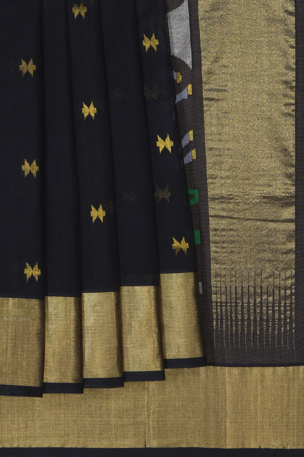 Image of Venkatagiri black Saree