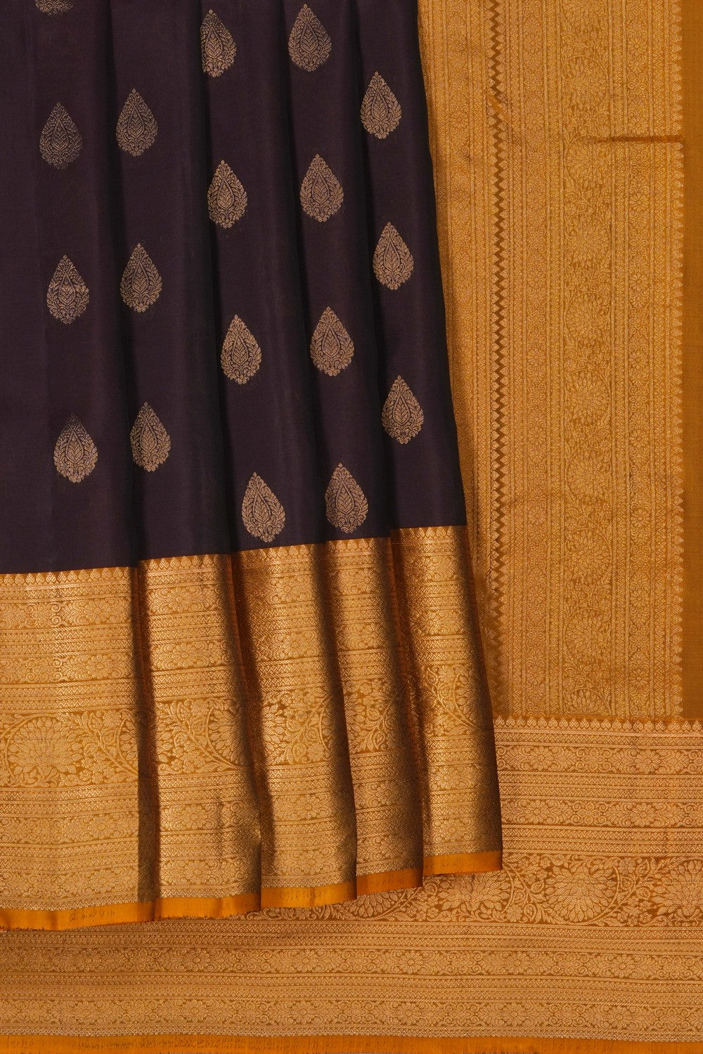 Image of South Silk Brown Saree