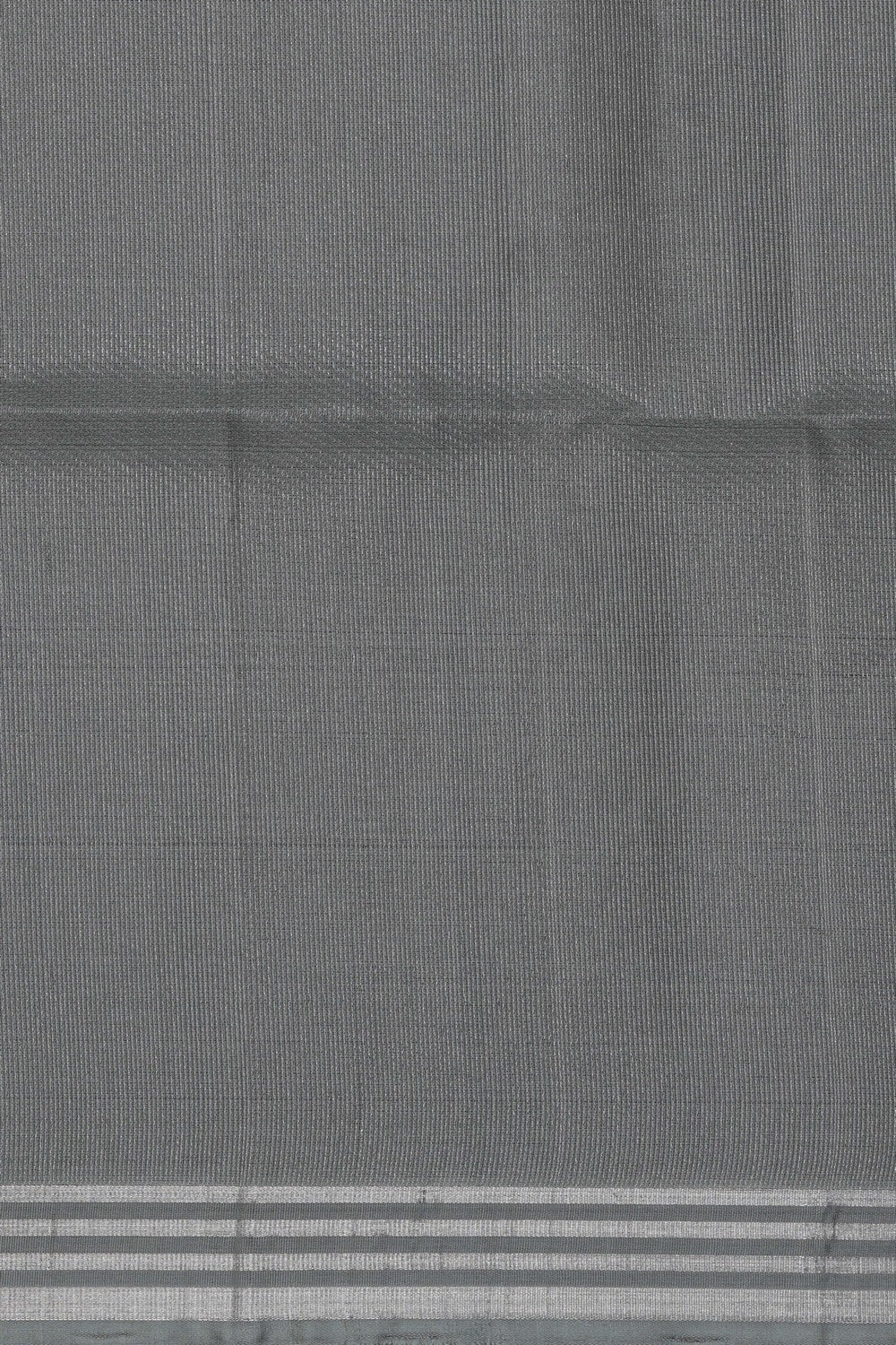 Image of South Kora Silk Grey Saree
