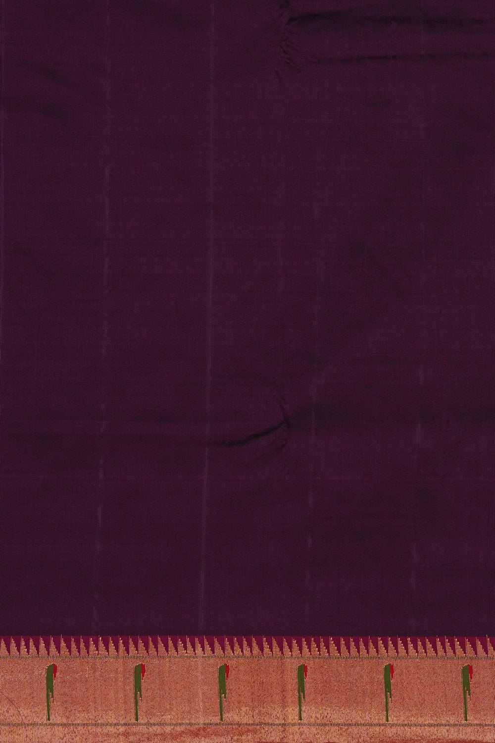 Image of Violet Paithani Silk Saree
