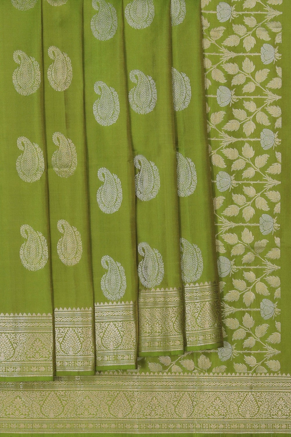 Image of A Green South Silk Saree