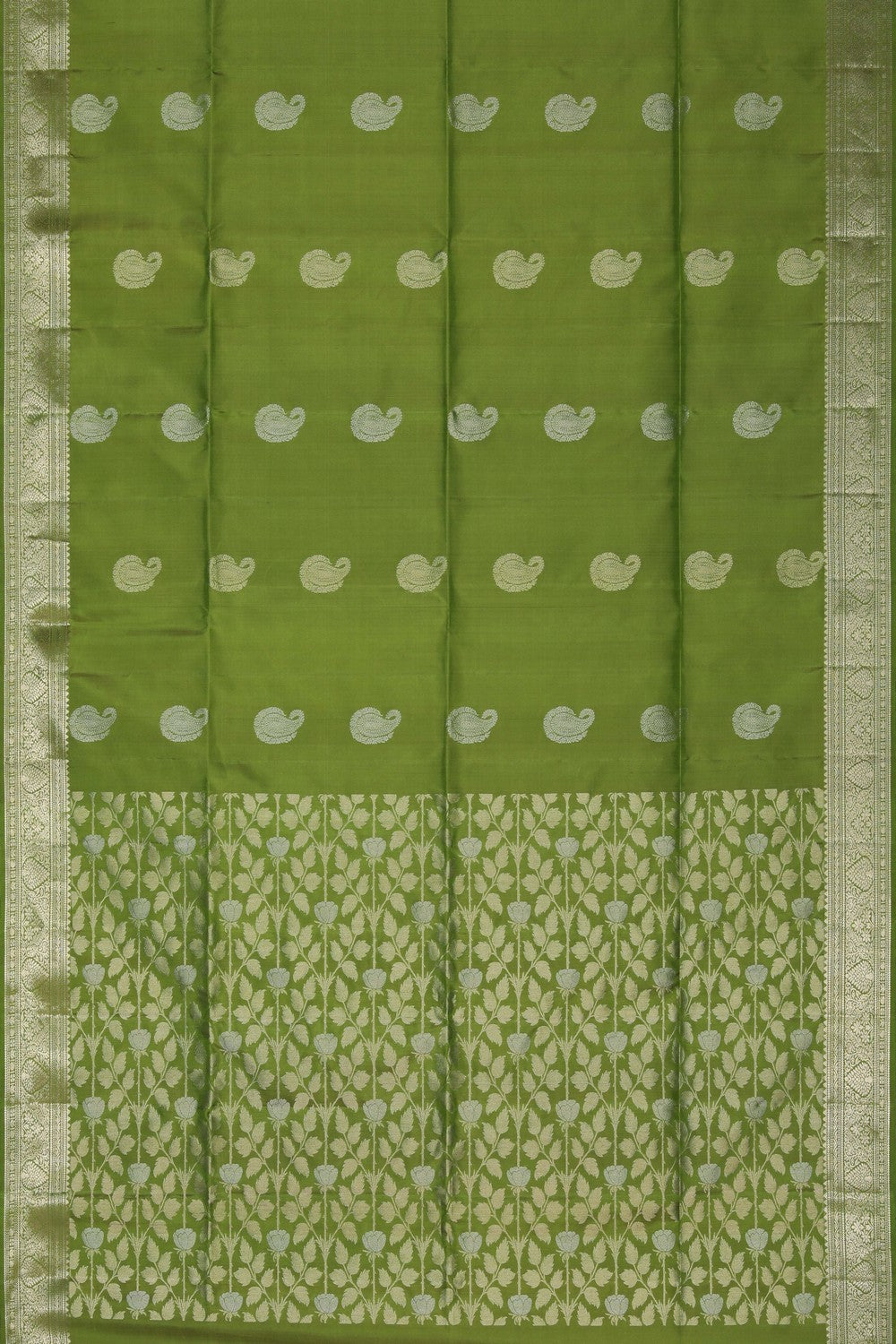 Image of A Green South Silk Saree