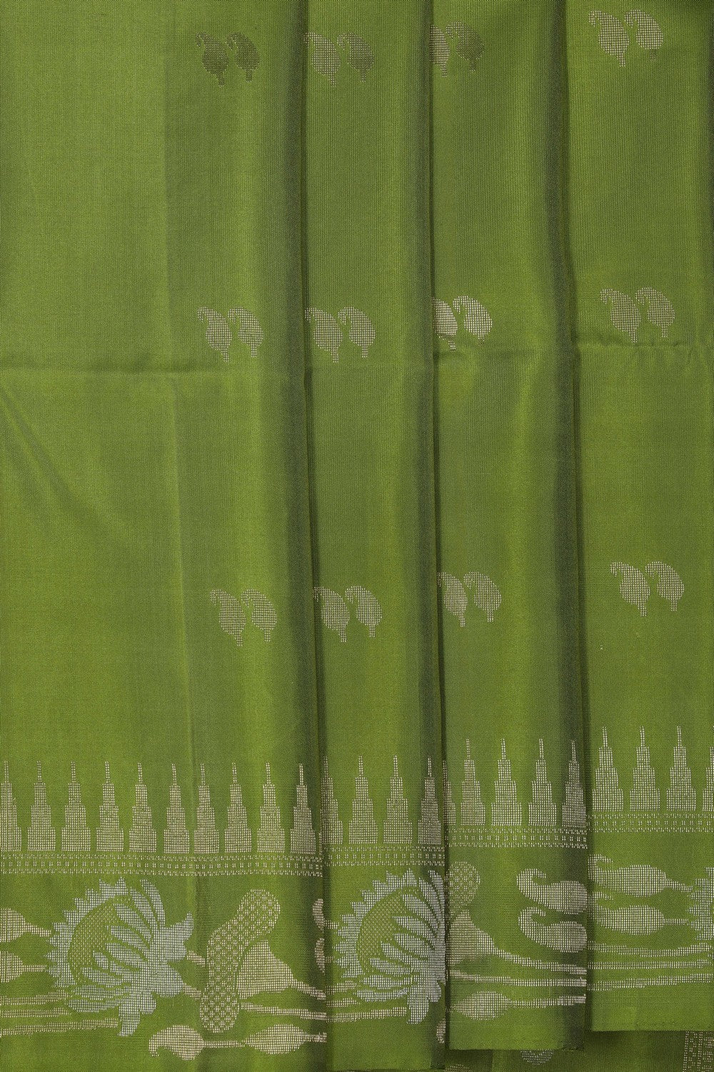 Image of A Green South Silk Saree