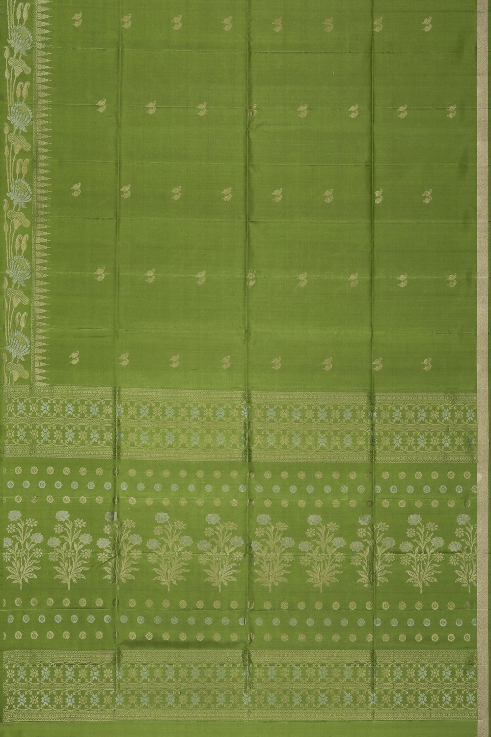 Image of A Green South Silk Saree