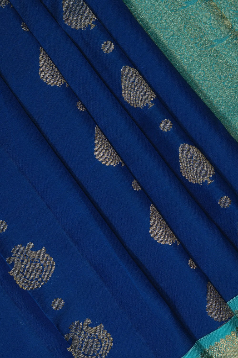 Image of Blue South Silk Saree