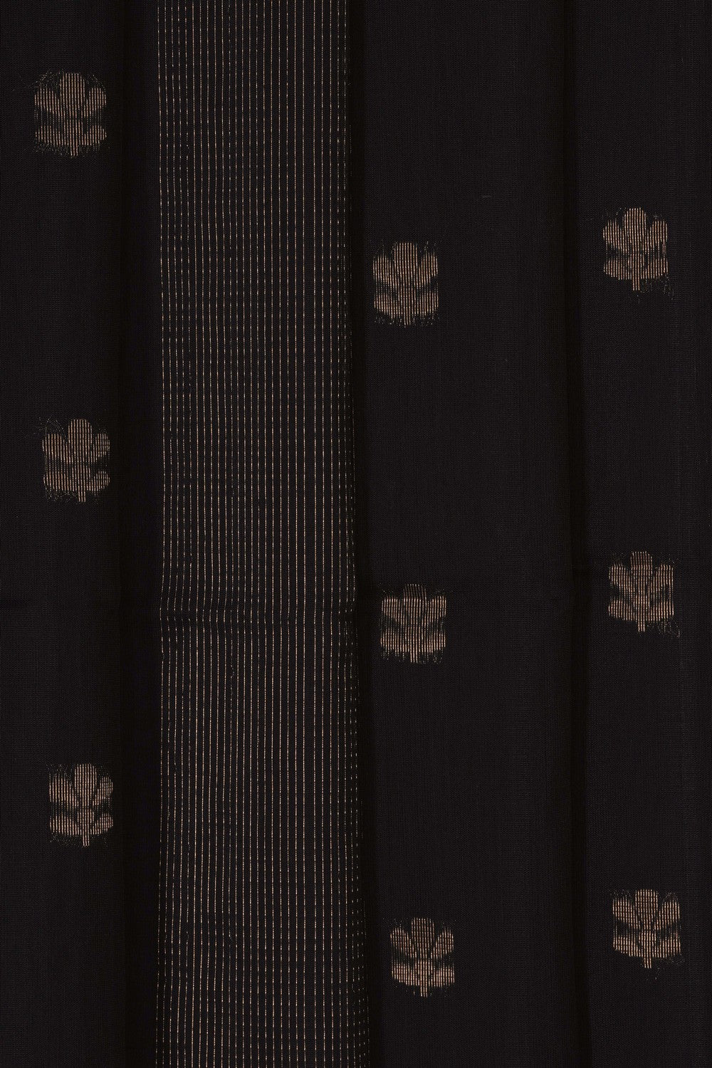 Image of Black South Silk Cotton Saree
