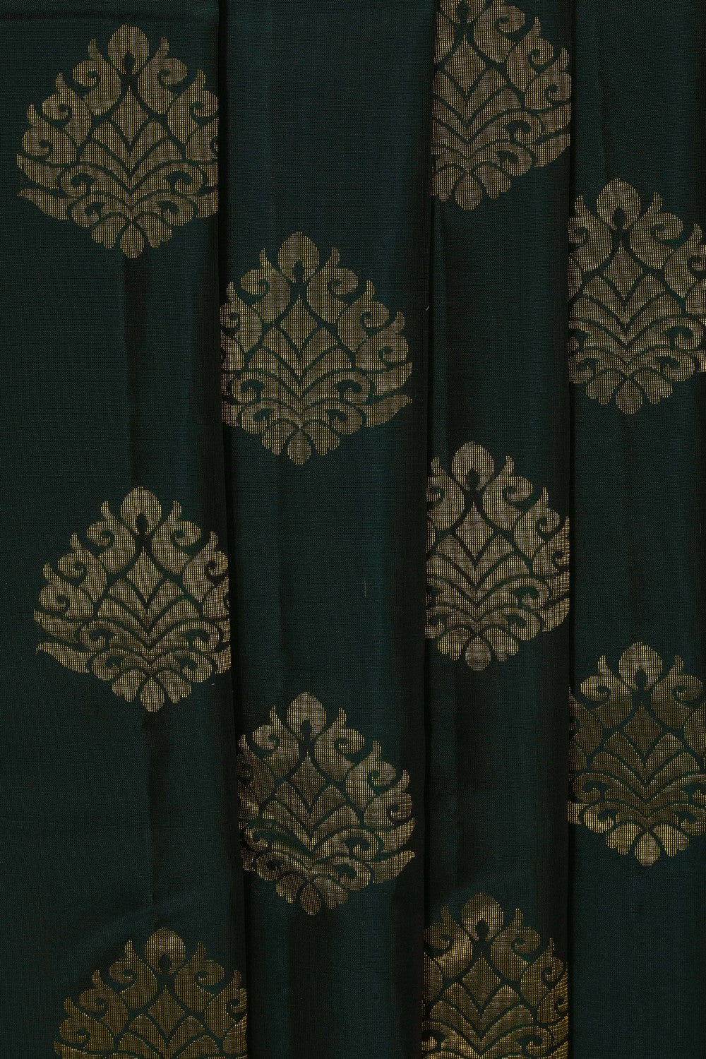 Image of Bottle Green South Silk Saree