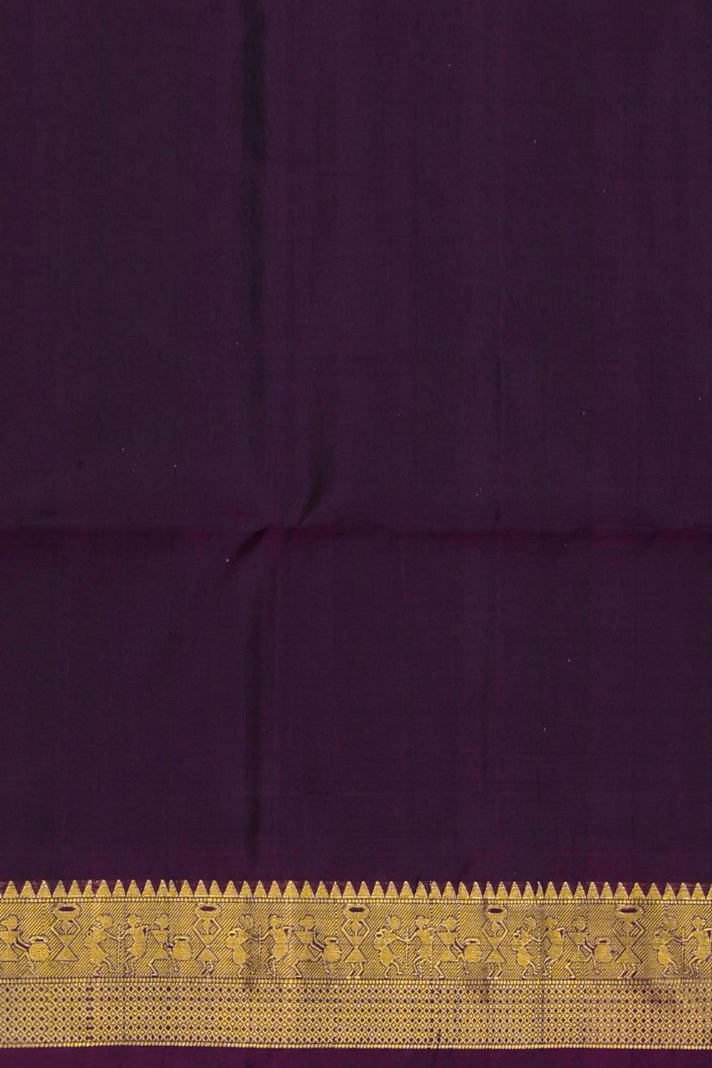 Image of South Silk Ikat Fusion Saree