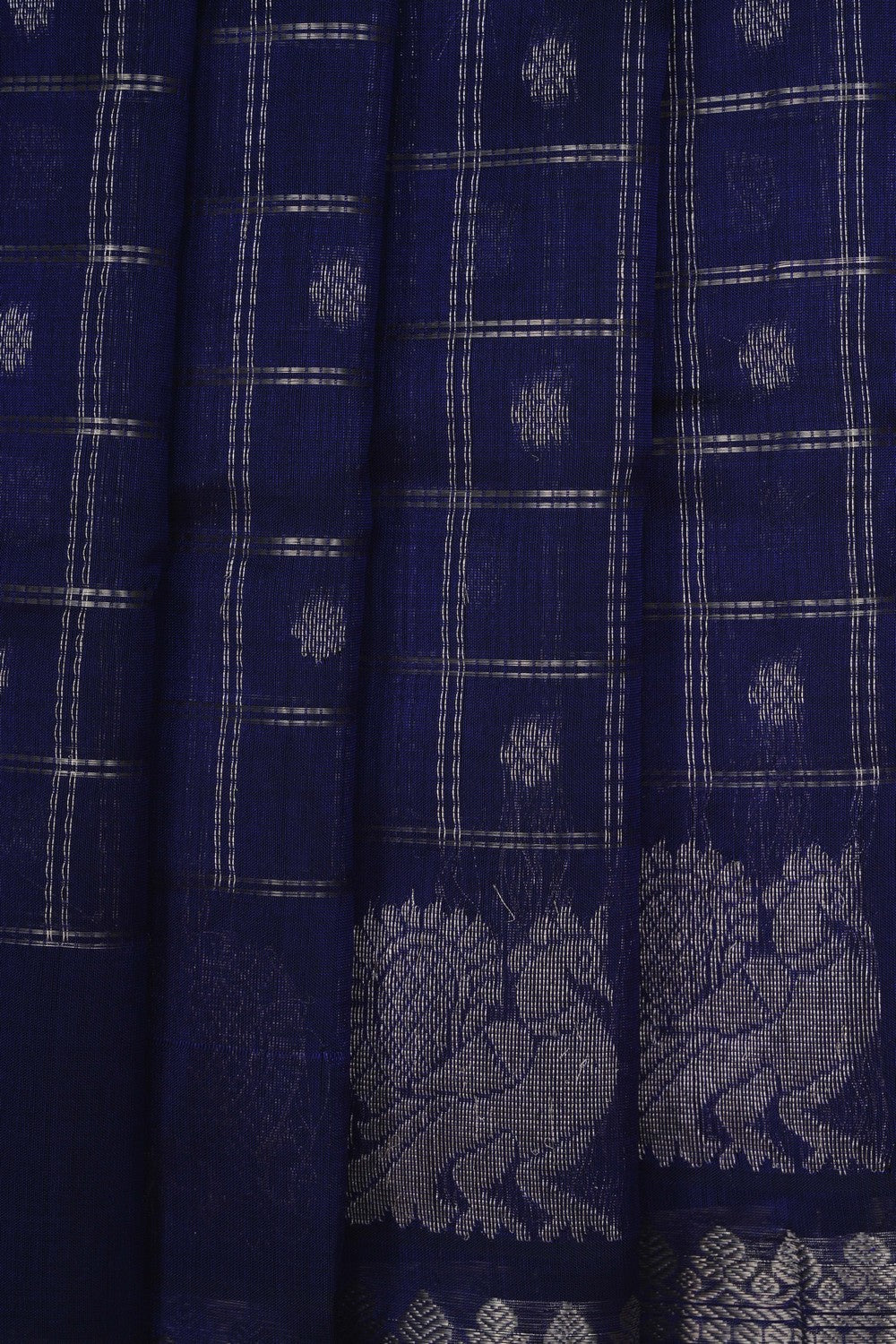Image of Venkatagiri Silk Cotton Purple Saree