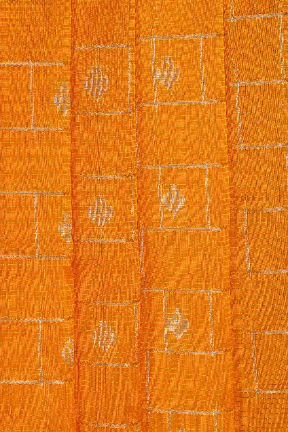 Image of Venkatagiri Silk Cotton Mustard Saree