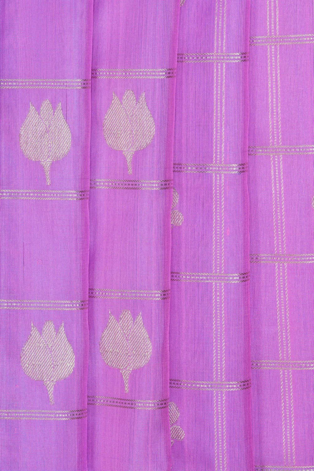 Image of Purple Venkatagiri Kattam Saree