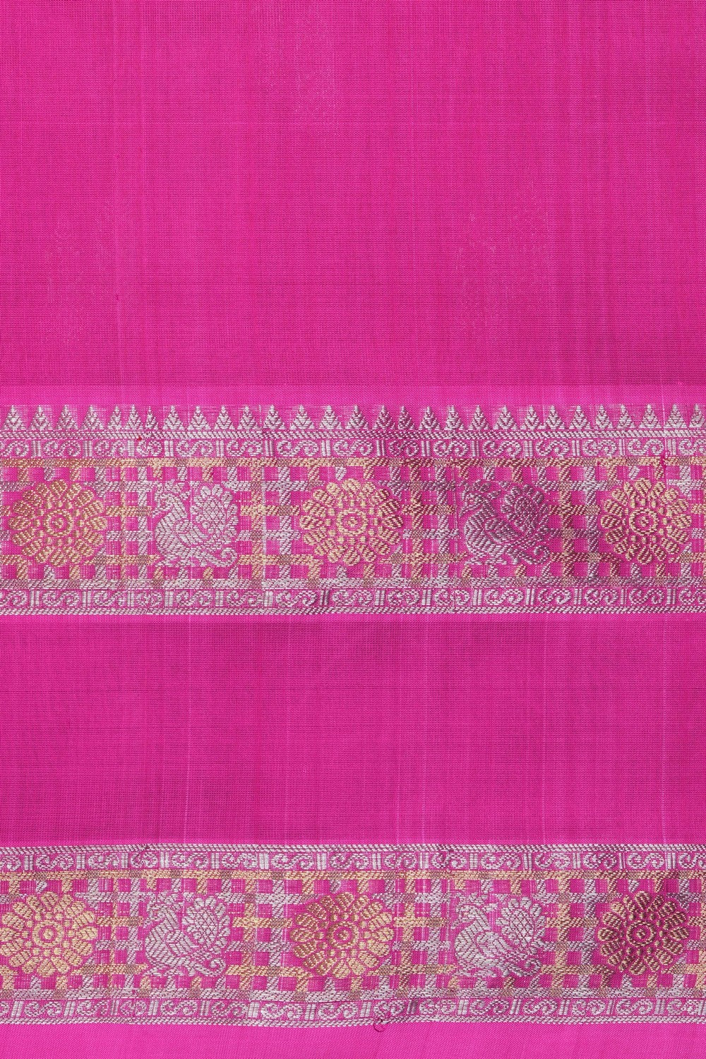 Image of Pink Venkatagiri Silk Saree