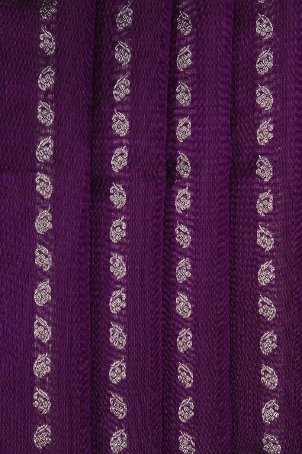 Image of Venkatagiri Silk Cotton Purple Saree