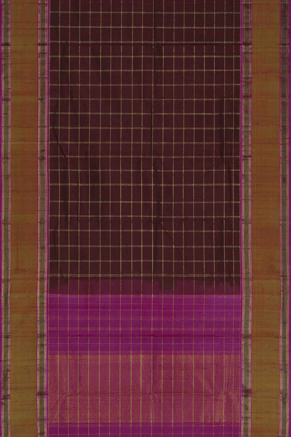 Image of Brown Arani Silk Saree