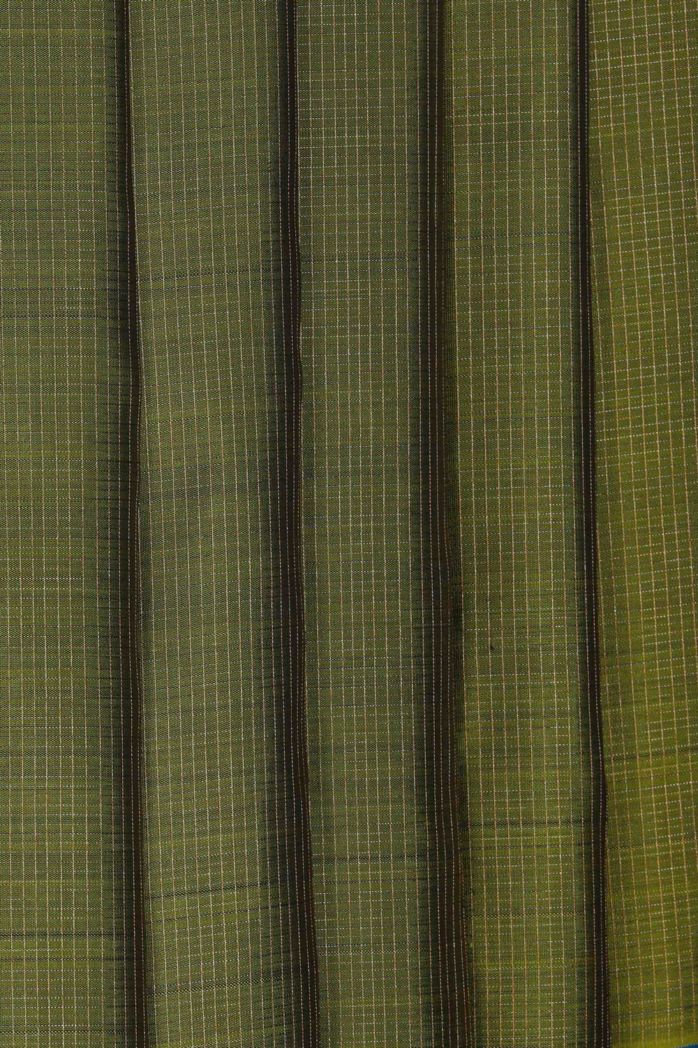 Image of Green Arani Silk Saree