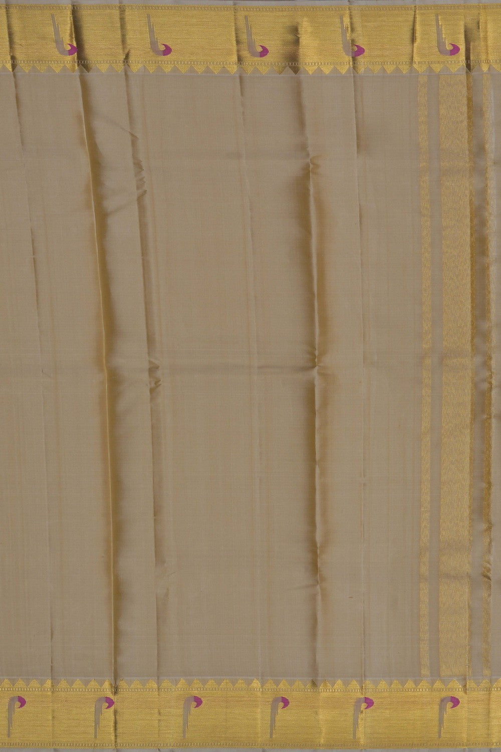 Image of Arani Silk Dhoti With Kanduva (8 X 4) 3 PCS Set