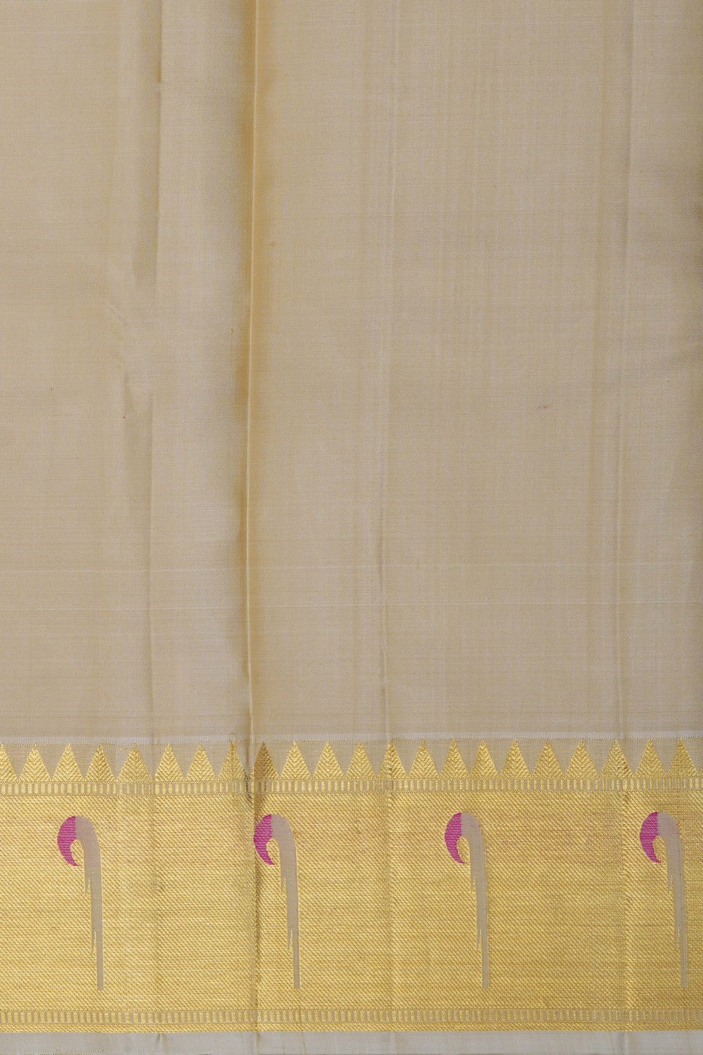 Image of Arani Silk Dhoti With Kanduva (8 X 4) 3 PCS Set