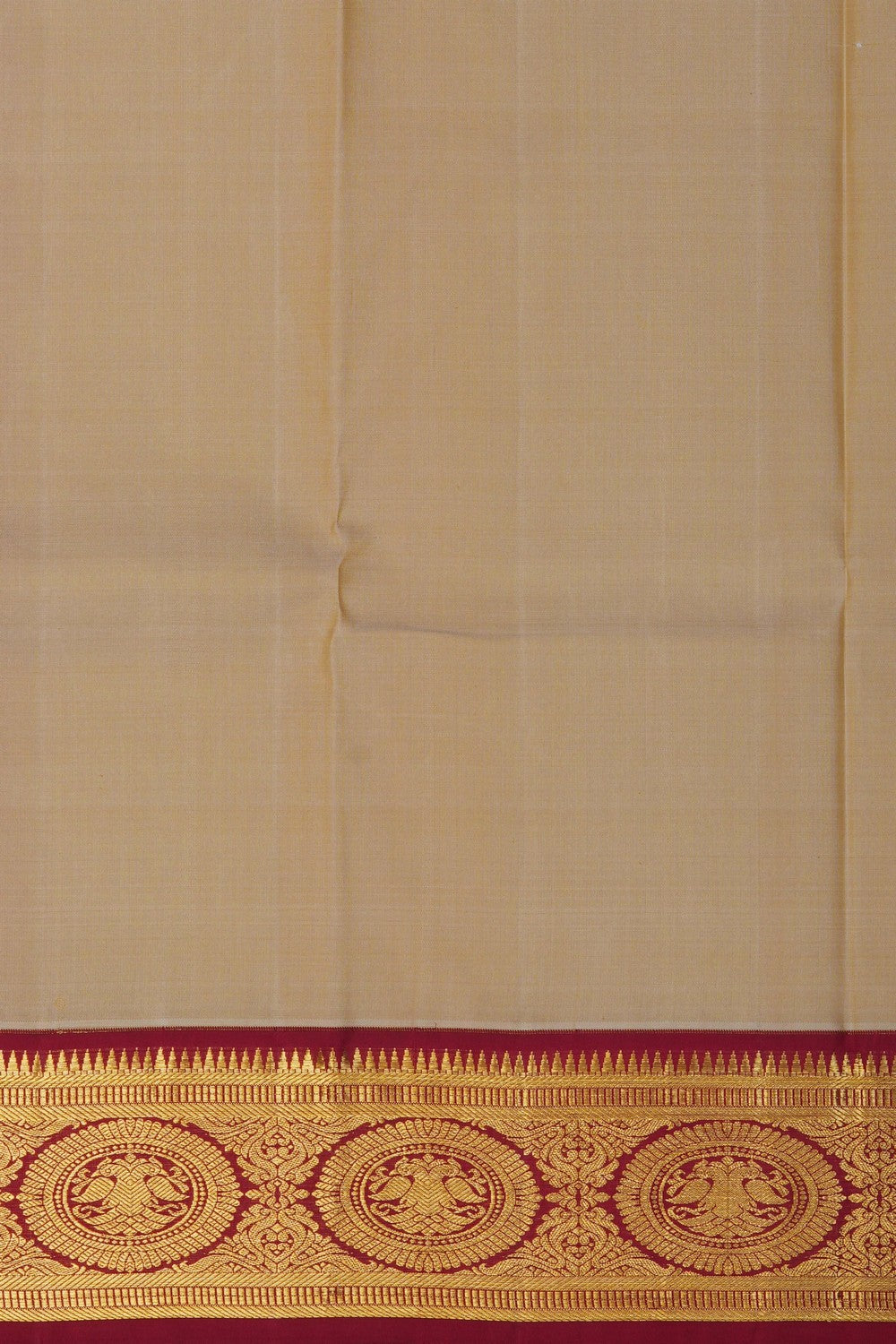 Image of Arani Silk Dhoti With Kanduva (8 X 4) 3 PCS Set