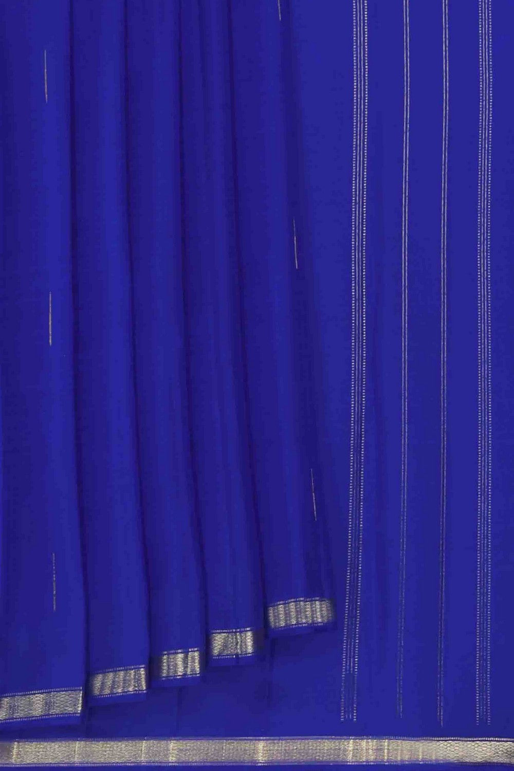 Image of Blue Arani Silk Saree