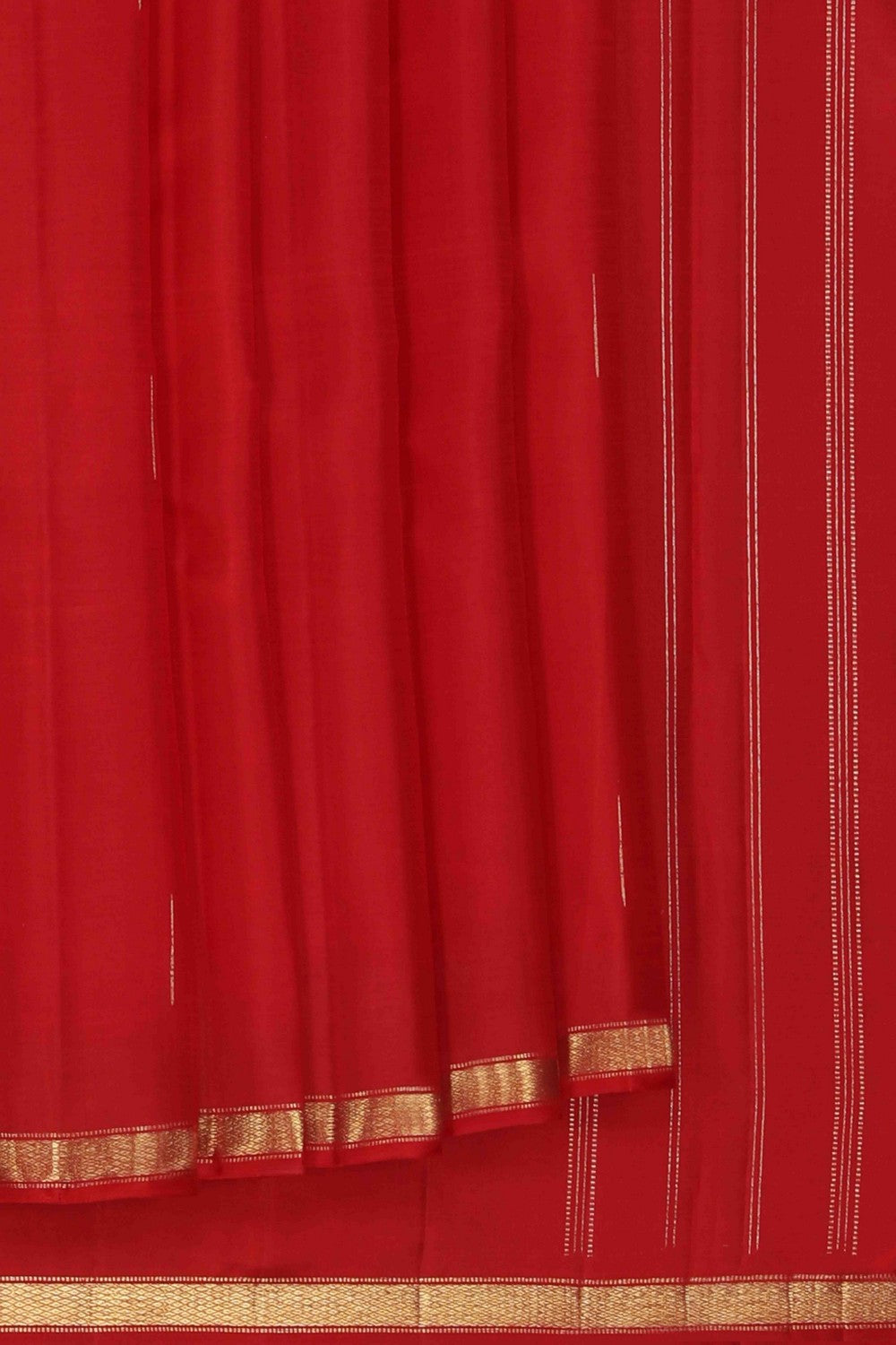 Image of Red Arani Silk Saree