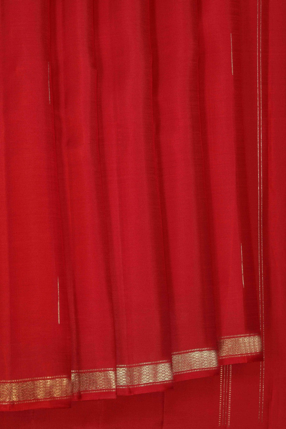Image of Red Arani Silk Saree
