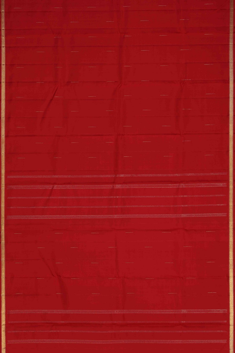 Image of Red Arani Silk Saree