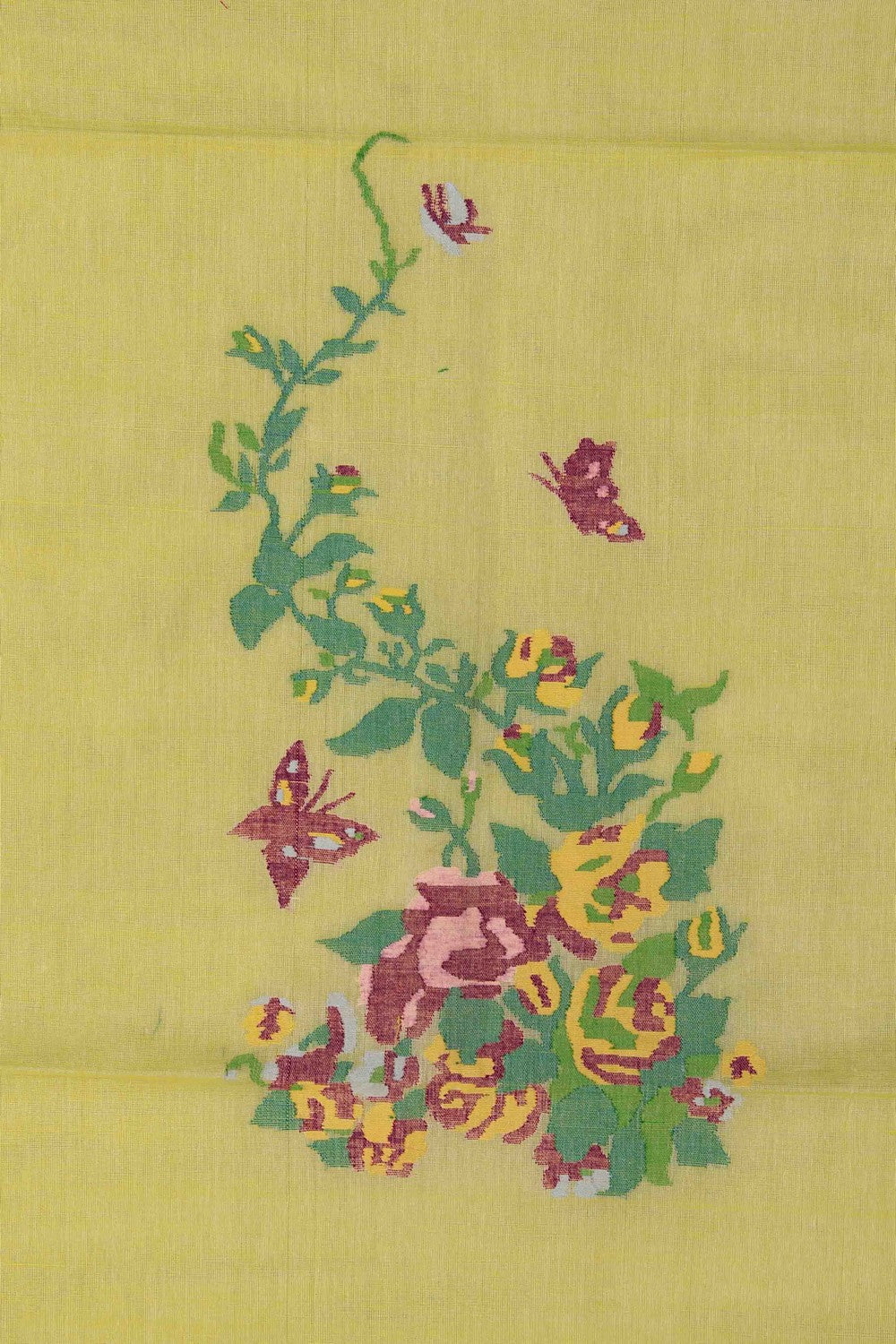 Image of Ponduru handspun handwoven cotton Kurta Fabric (1 Pcs)