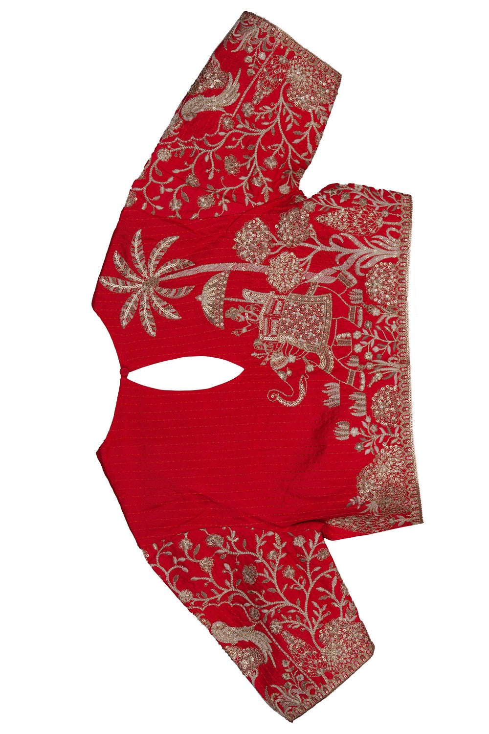 Image of Classy Beige Saree with Zari-Woven Motifs