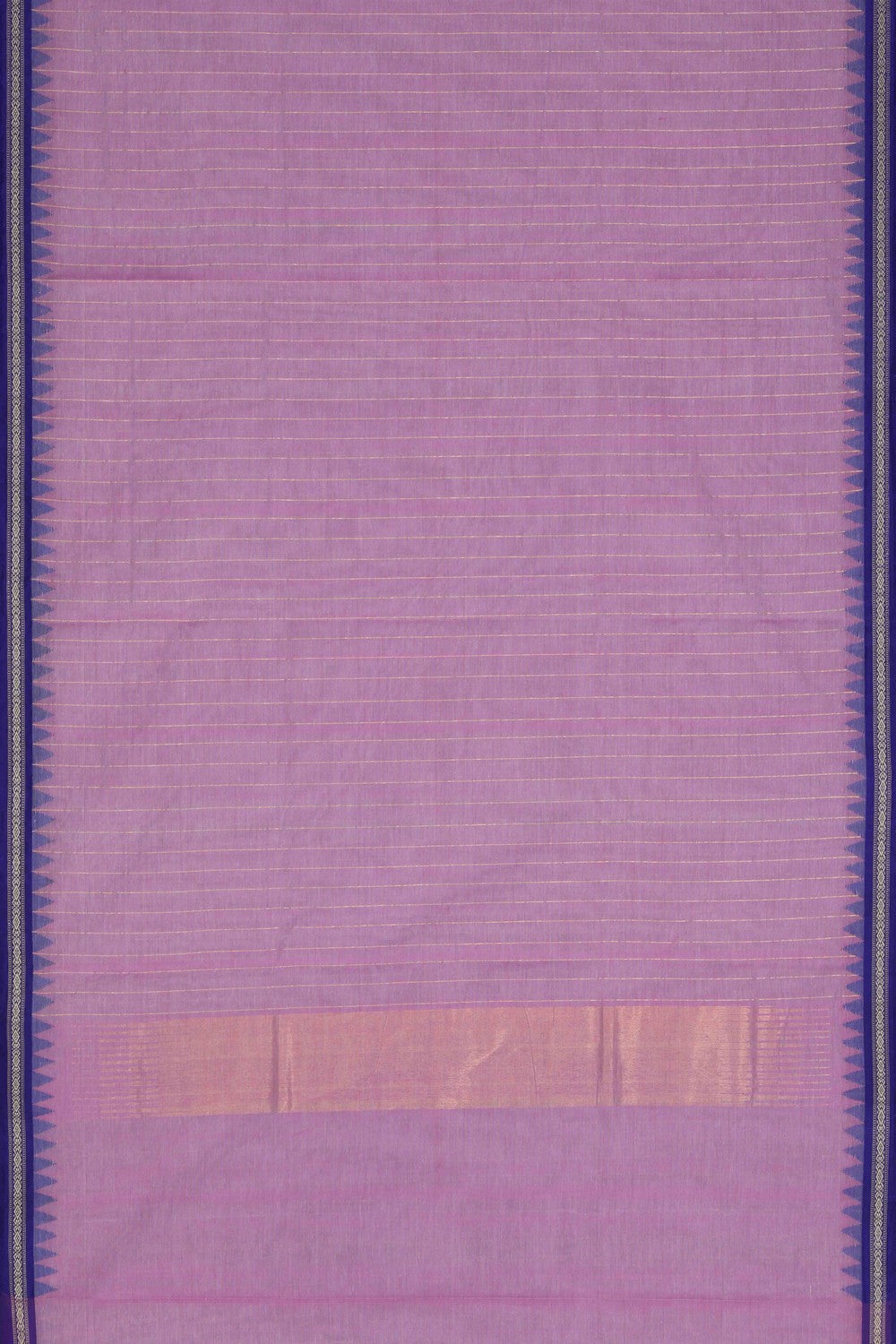 Image of Ponduru Cotton Lavender-Pink Saree