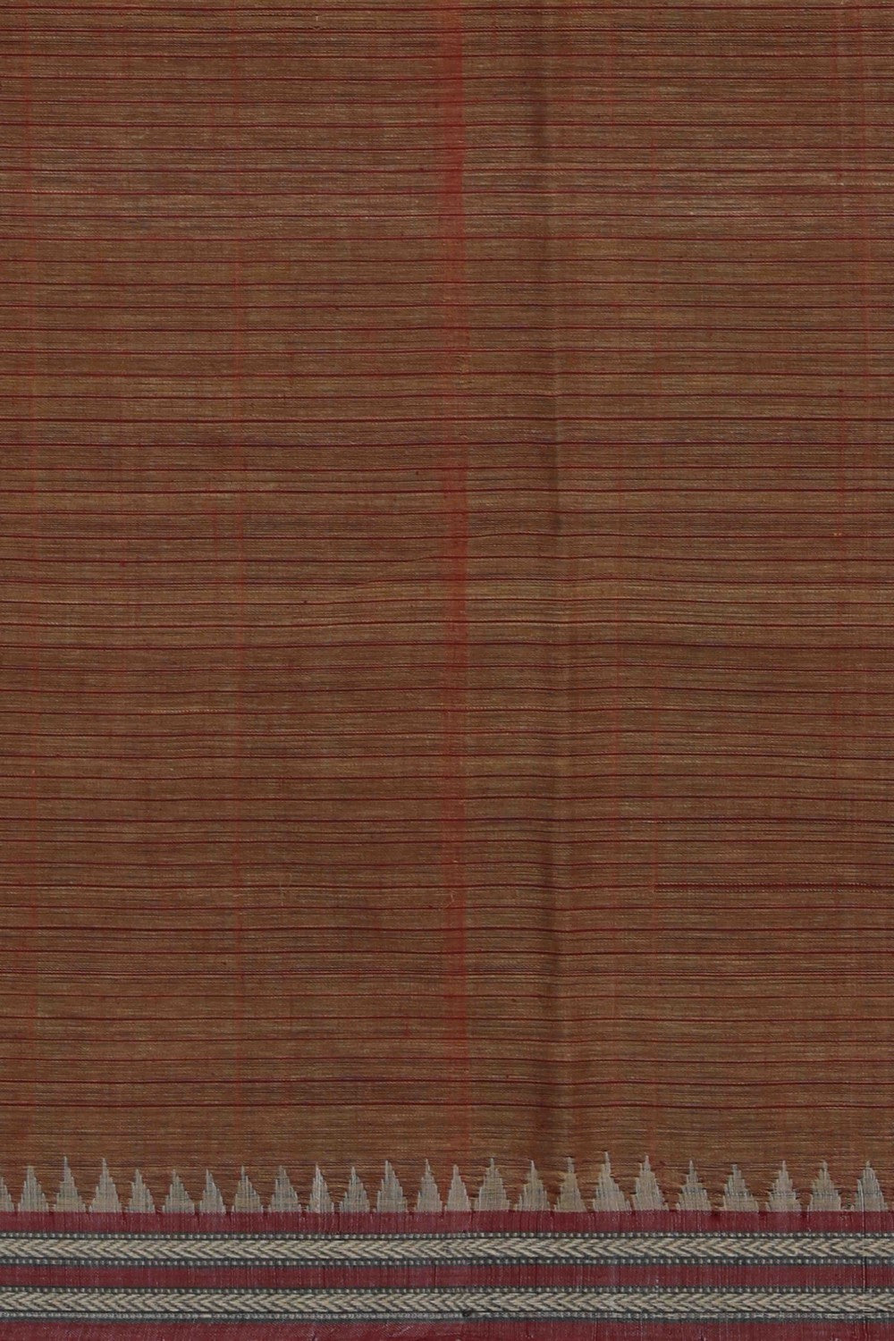 Image of Ponduru Cotton Beige Saree