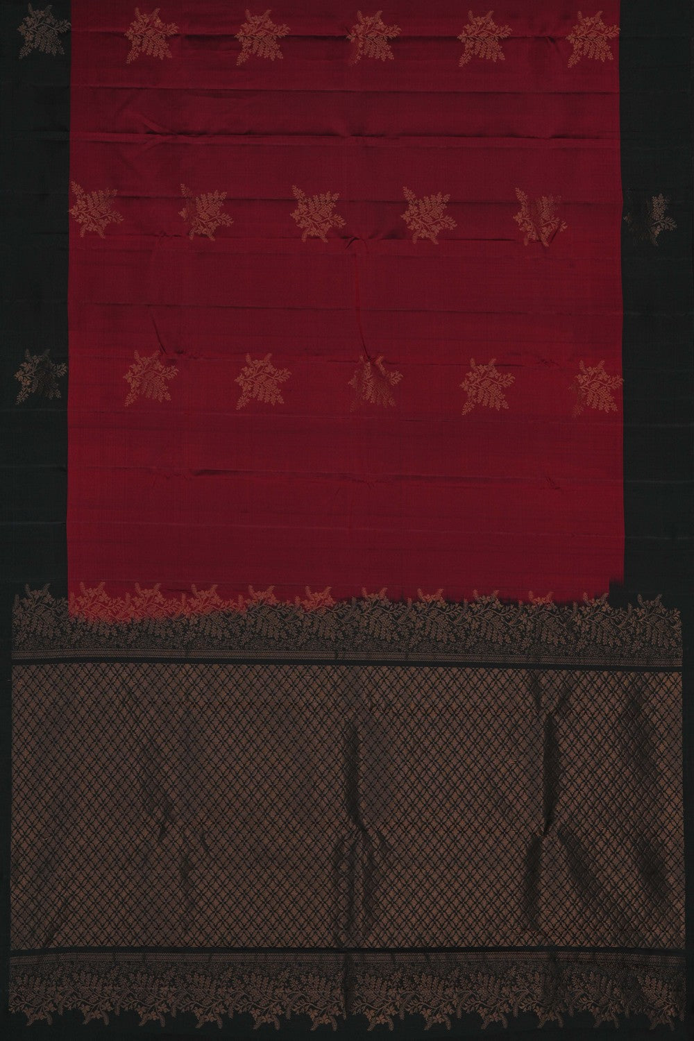 Image of Maroon South Silk Saree