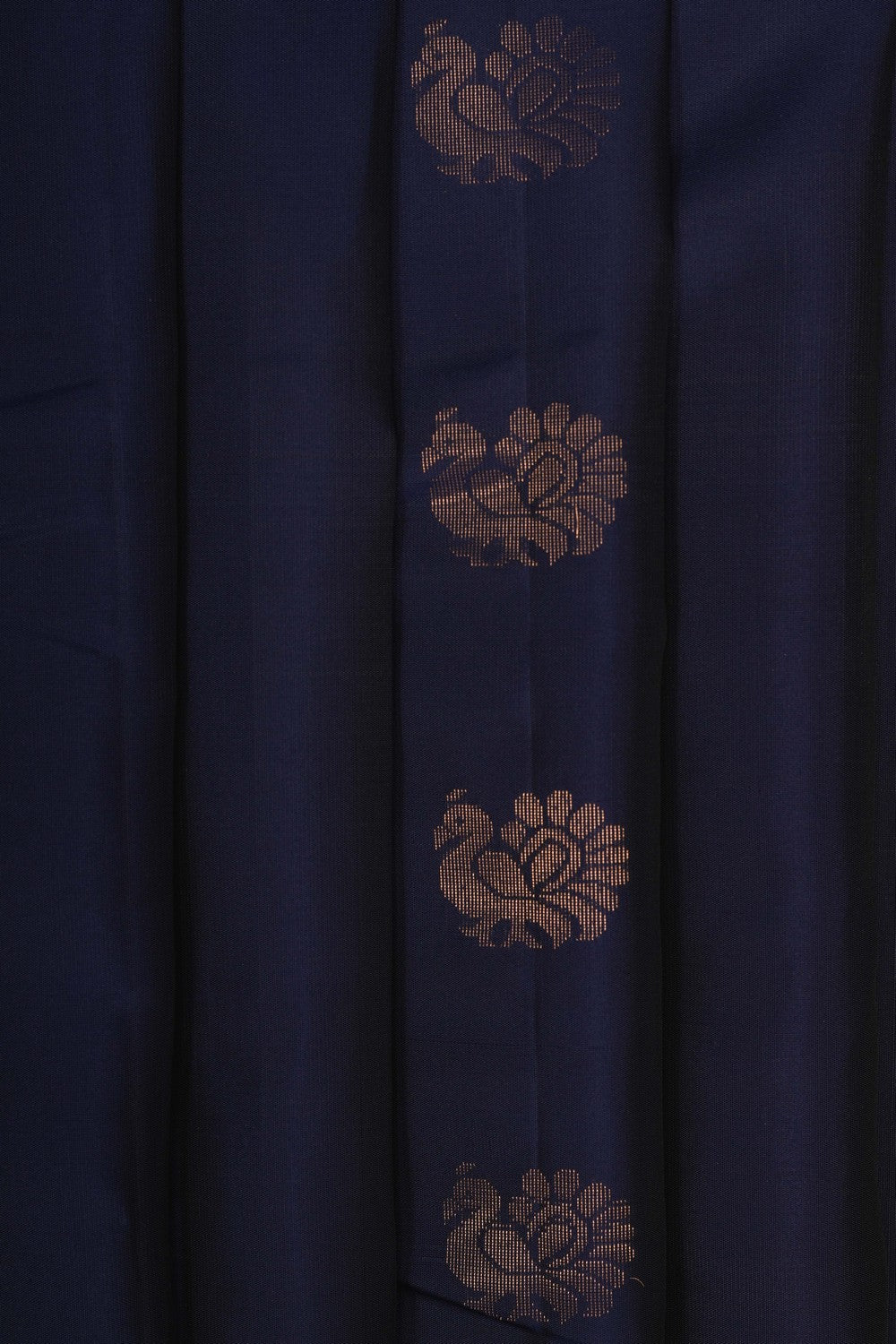 Image of Navy Blue South Silk Saree