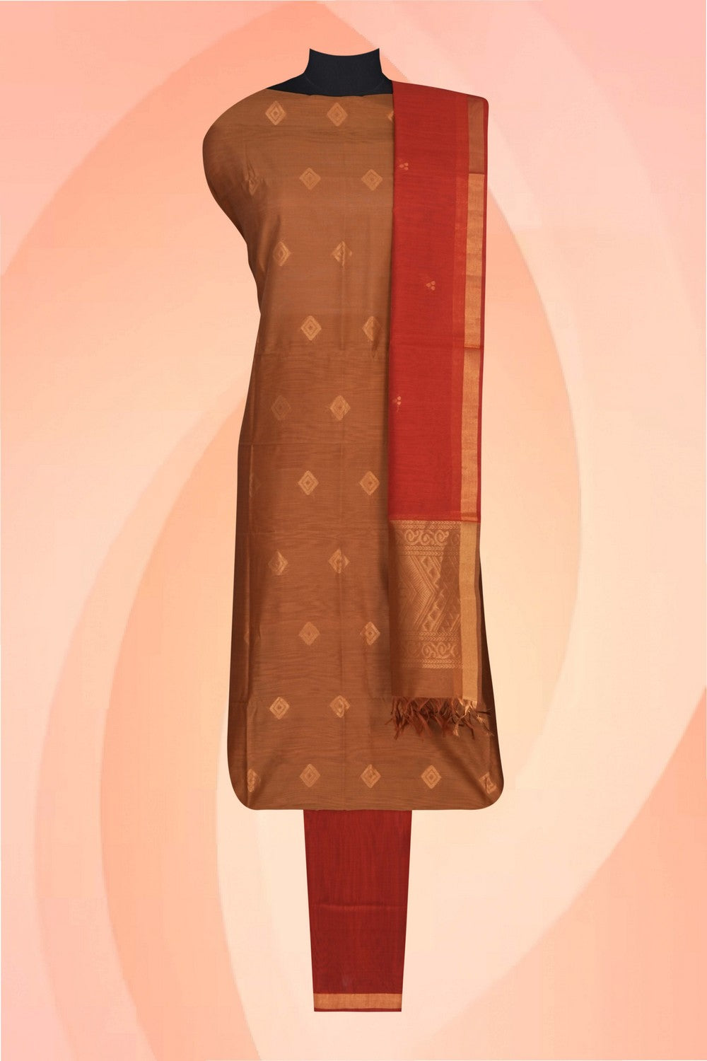 Image of Unstitched Suit Set Fabric (3 Pcs Set)