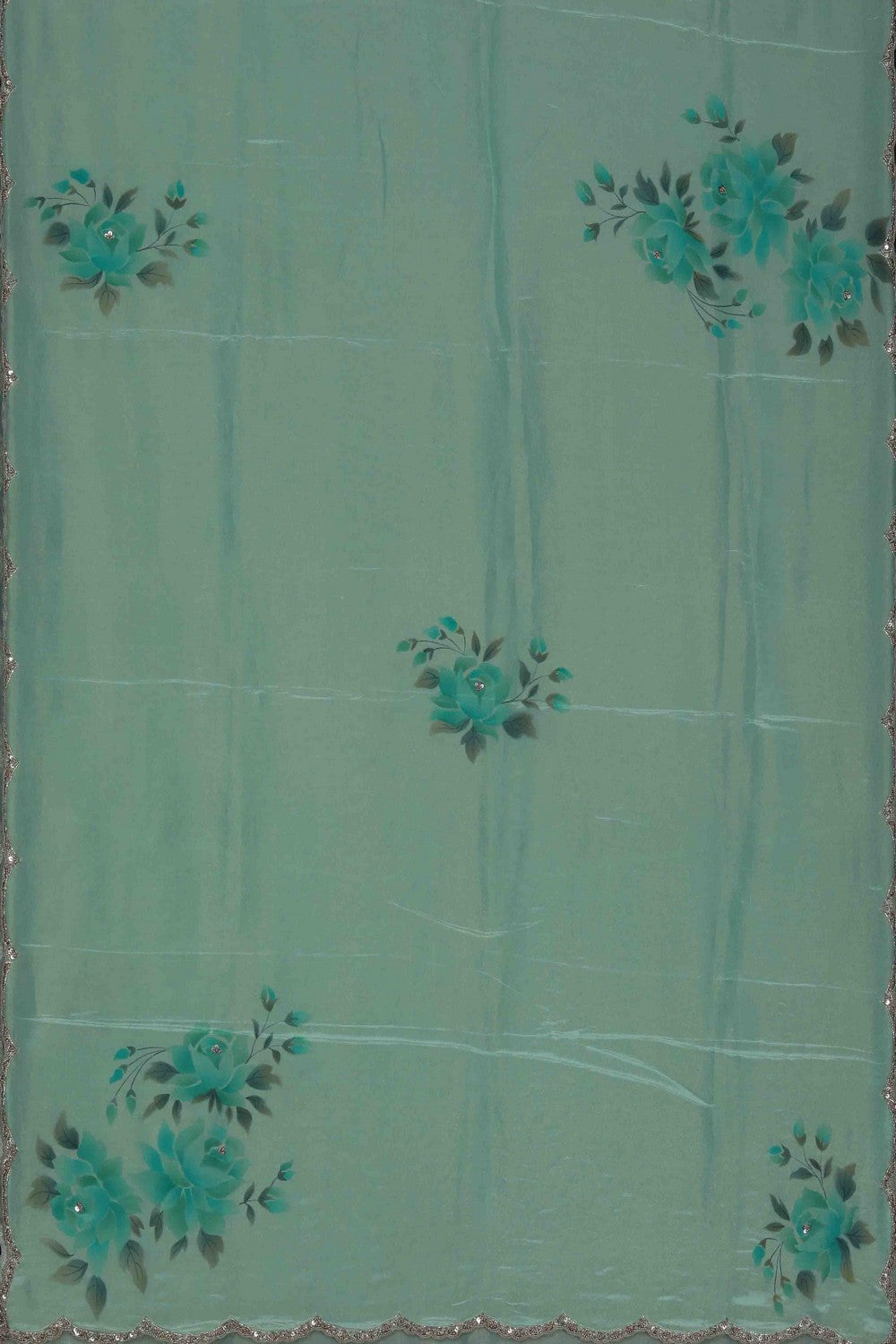Image of Shimmering Tissue Silk Saree