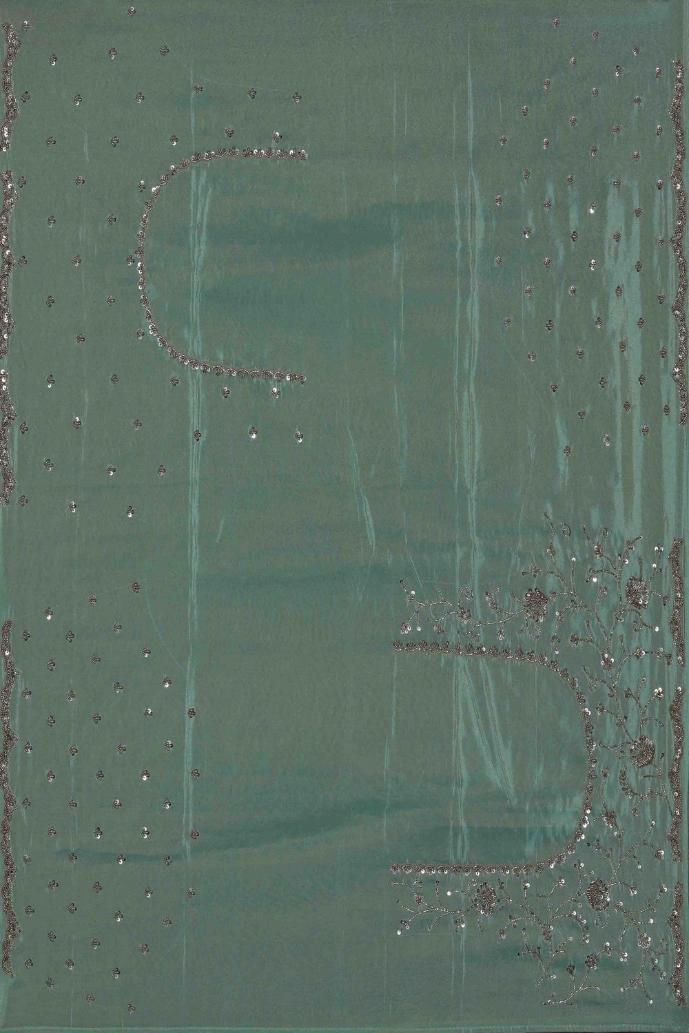 Image of Shimmering Tissue Silk Saree
