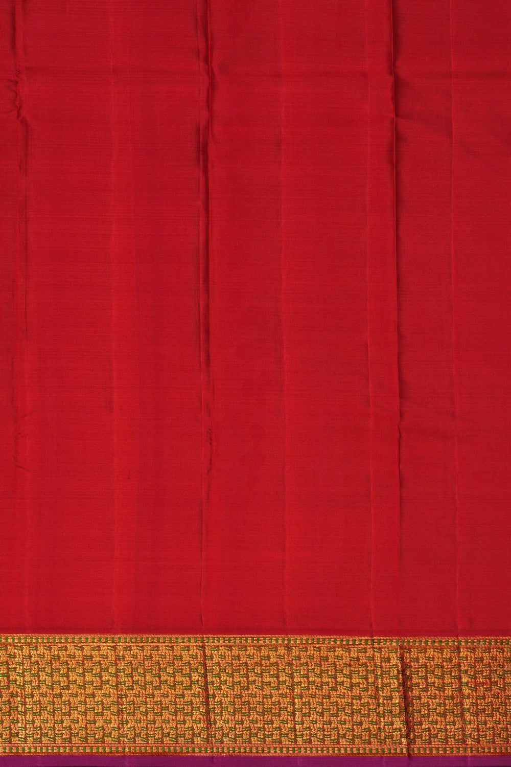 Image of Red Arani Silk Saree