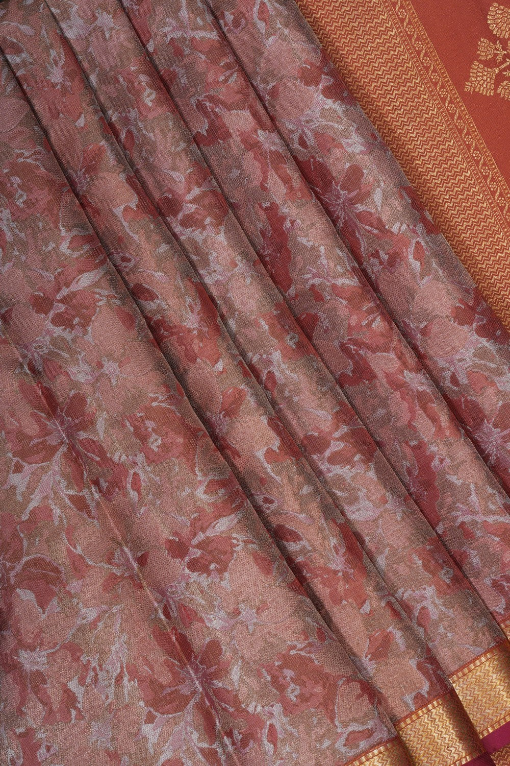 Image of A Blooming Floral Arani Silk Saree