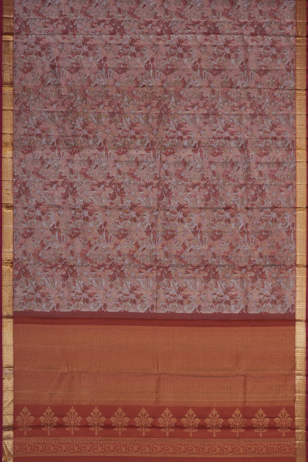 Image of A Blooming Floral Arani Silk Saree