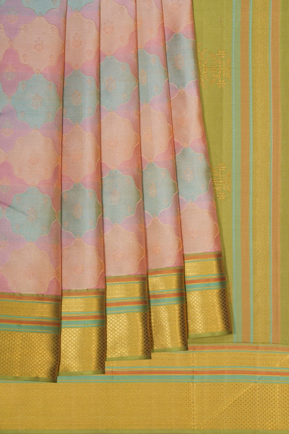 Image of Multi-Colour Arani Silk Saree